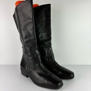 Markon Suzy Black Leather Boots